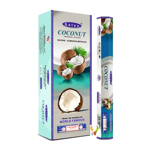 Satya Coconut  Hexa - 120 Sticks