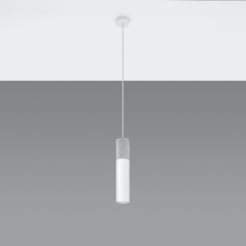 Pendant lamp Steel, concrete Borgio modern Design GU10
