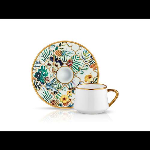 Sufi Coffee Cup and Saucer - Amazon Brasil - 90 cc