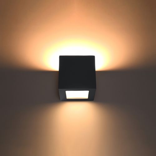 Wall lamp ceramics, glass Leo modern Design E27