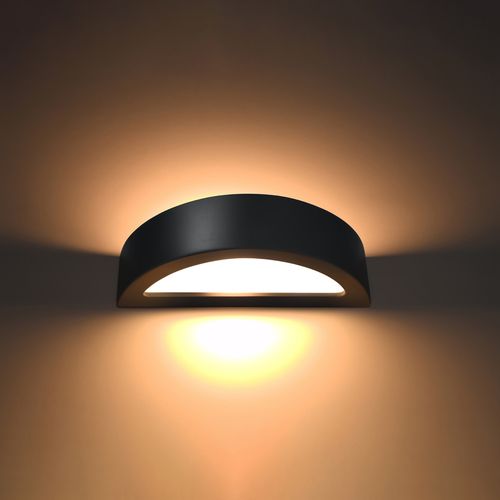 Wall lamp ceramics, glass Atena modern Design E27