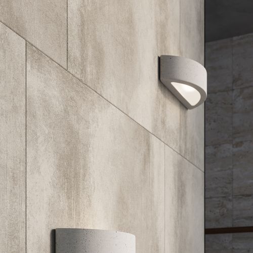 Wall lamp concrete, glass Atena modern Design E27