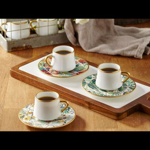 Sufi Coffee Cup and Saucer - Amazon Equator - 90 cc