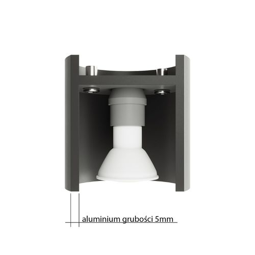 Ceiling lamp aluminum Orbis modern Design G9