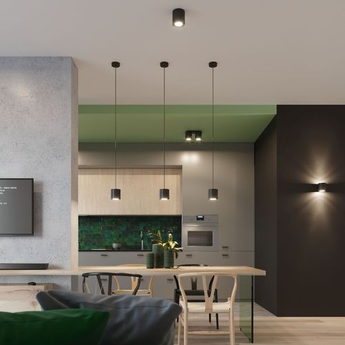 Pendant lamp aluminum Orbis modern Design GU10