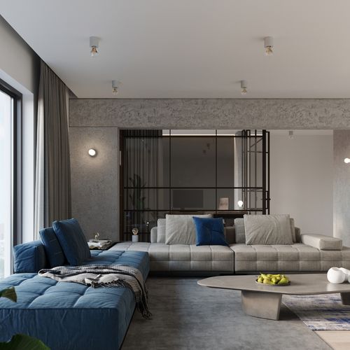 Wall lamp concrete Salgado industrial Design E27