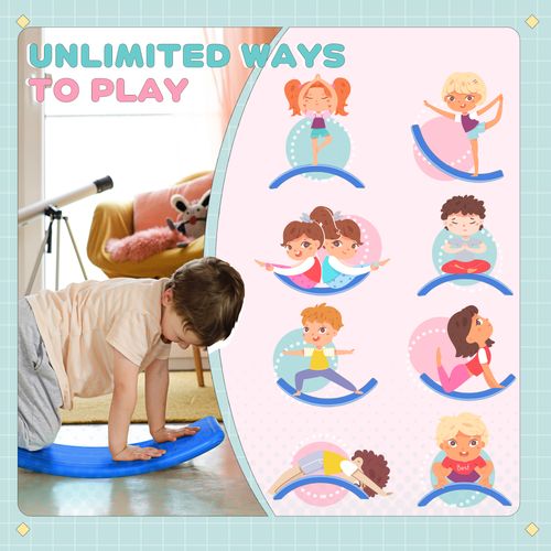 ZONEKIZ Kids Balance Board | Wobble Board for Ages 3–6 | Dark Blue