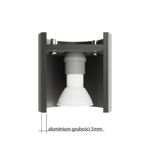 Wall lamp aluminum Inez modern Design G9