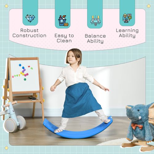 ZONEKIZ Kids Balance Board | Wobble Board for Ages 3–6 | Dark Blue