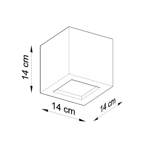 Wall lamp ceramics, glass Leo modern Design E27