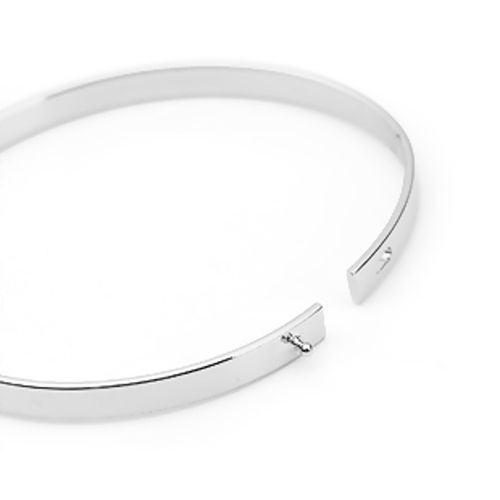 Silver Thin Bangle - 5990