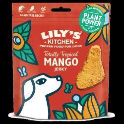 VEGAN Lily's Kitchen Dog Totally Tropical Mango Jerky - Case of 8