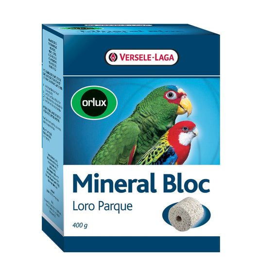 Versele-Laga Orlux Bloque Mineral Loro Parque – Suplemento de Grit y Minerales para Loros