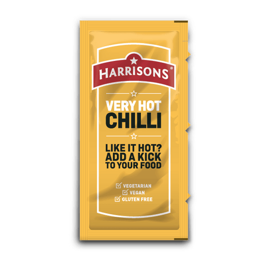 Very Hot Chilli Sauce Sachets – Case of 200