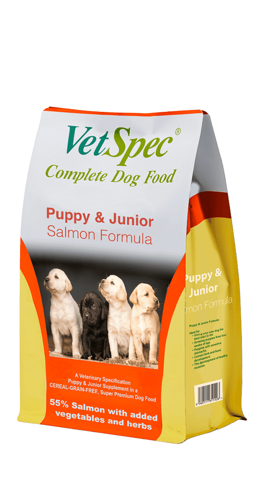 VetSpec Complete Puppy & Junior Salmon Dry Dog Food 12kg