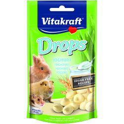 Vitakraft Small Animal Drops - Yoghurt, 75g 25789 - Case of 9