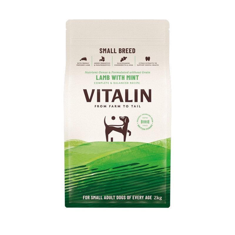 Vitalin Adult Small Breed Lamb with Mint 2kg - Case of 4