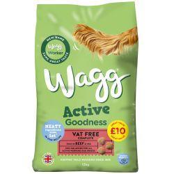 Wagg Active Goodness Dog Food - Case of 4