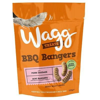 Wagg BBQ Banger Mini Bangers Treats 125g - Case of 7