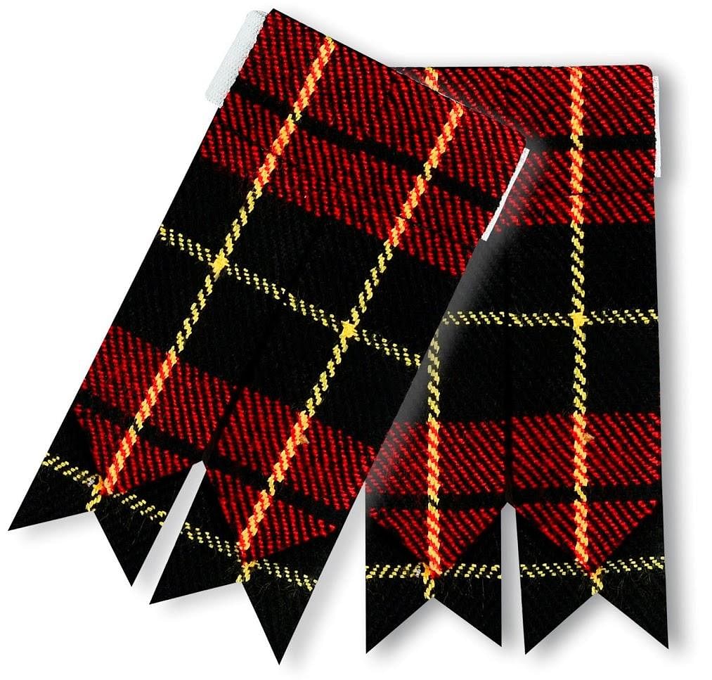 Wallace Scottish Men's Traditional Highland Dress Tartan Kilt Outfit 9 Pieces