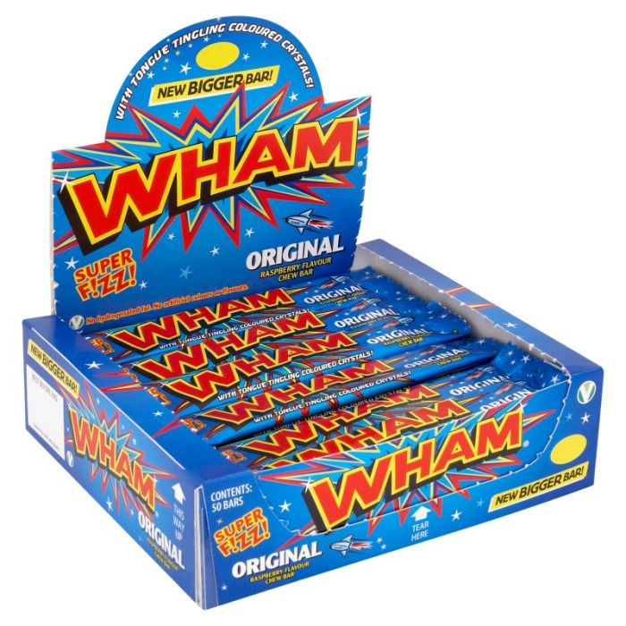 50 x Wham Original Barra Masticable Estándar 25 g