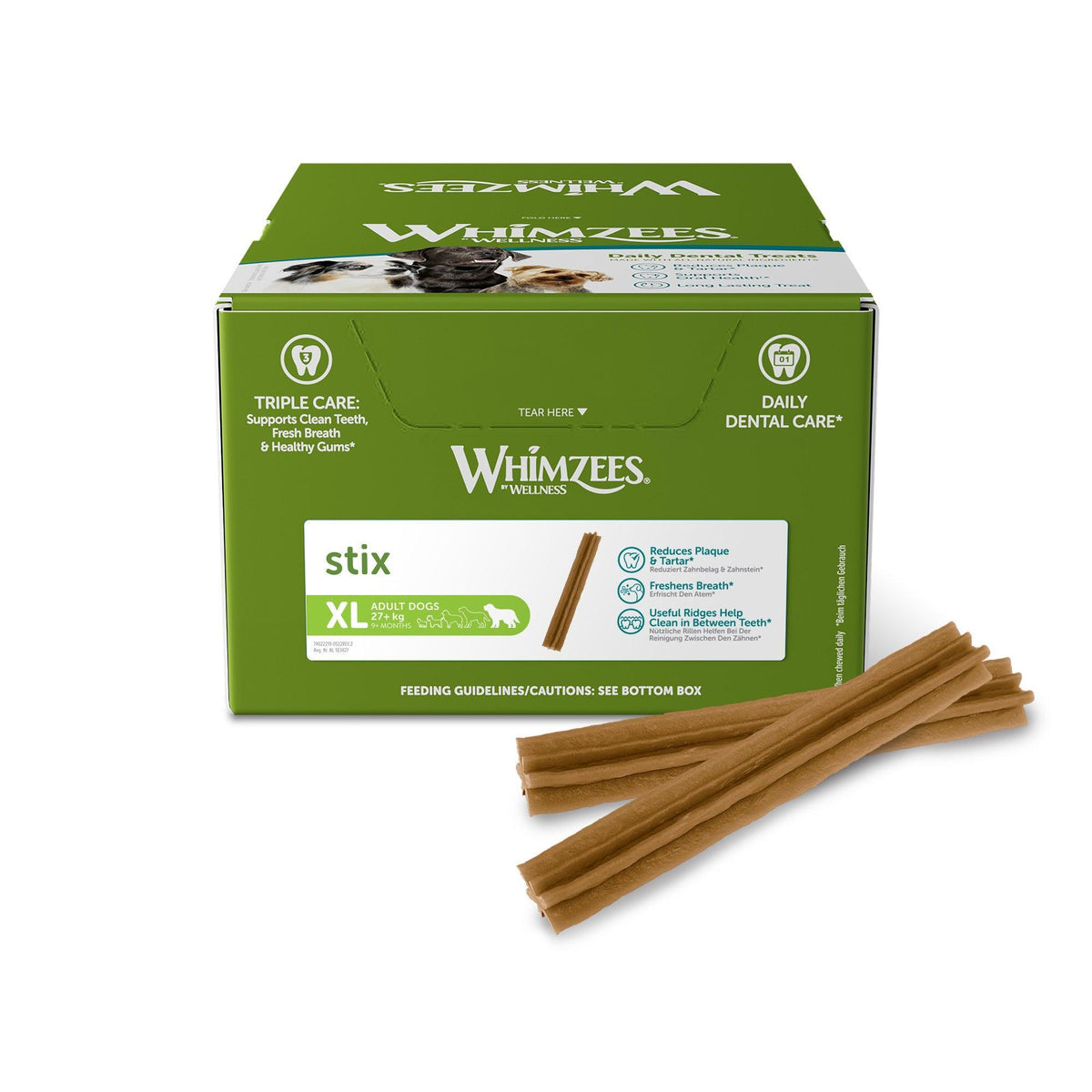 Whimzees Stix Extra Large - Case of 30