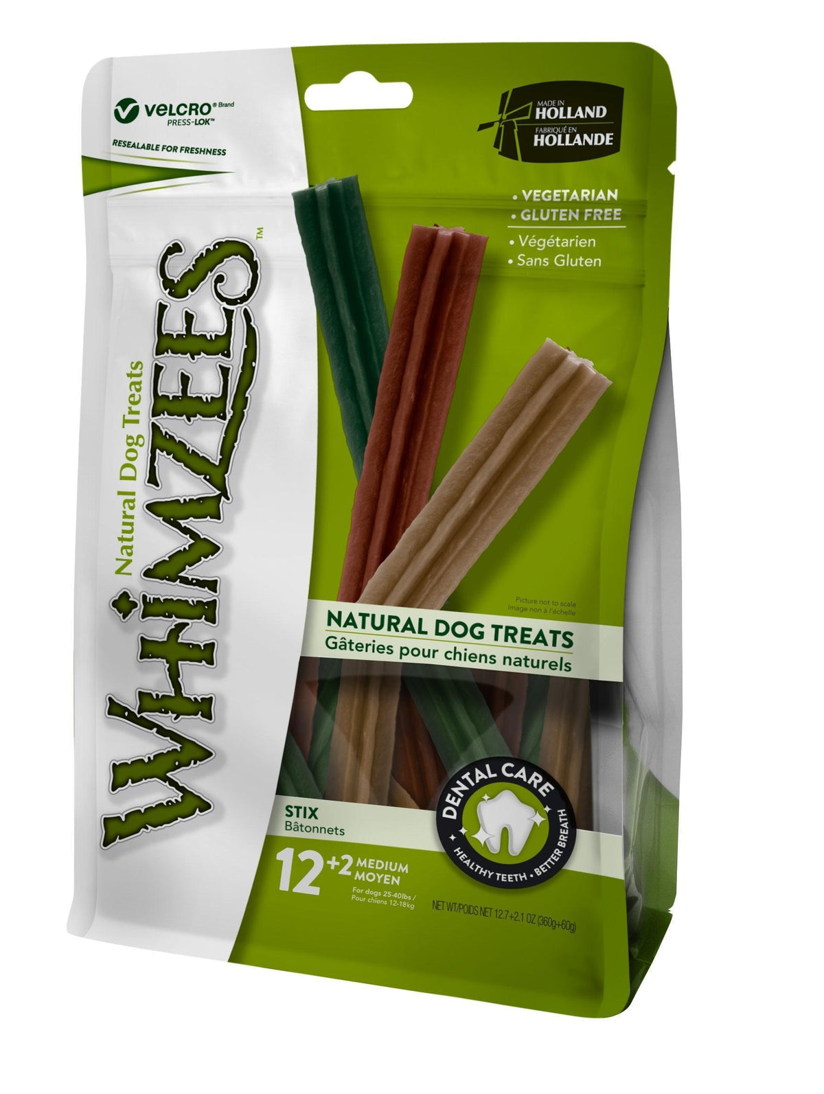 Whimzees Stix Medium 14 Bag - Case of 6