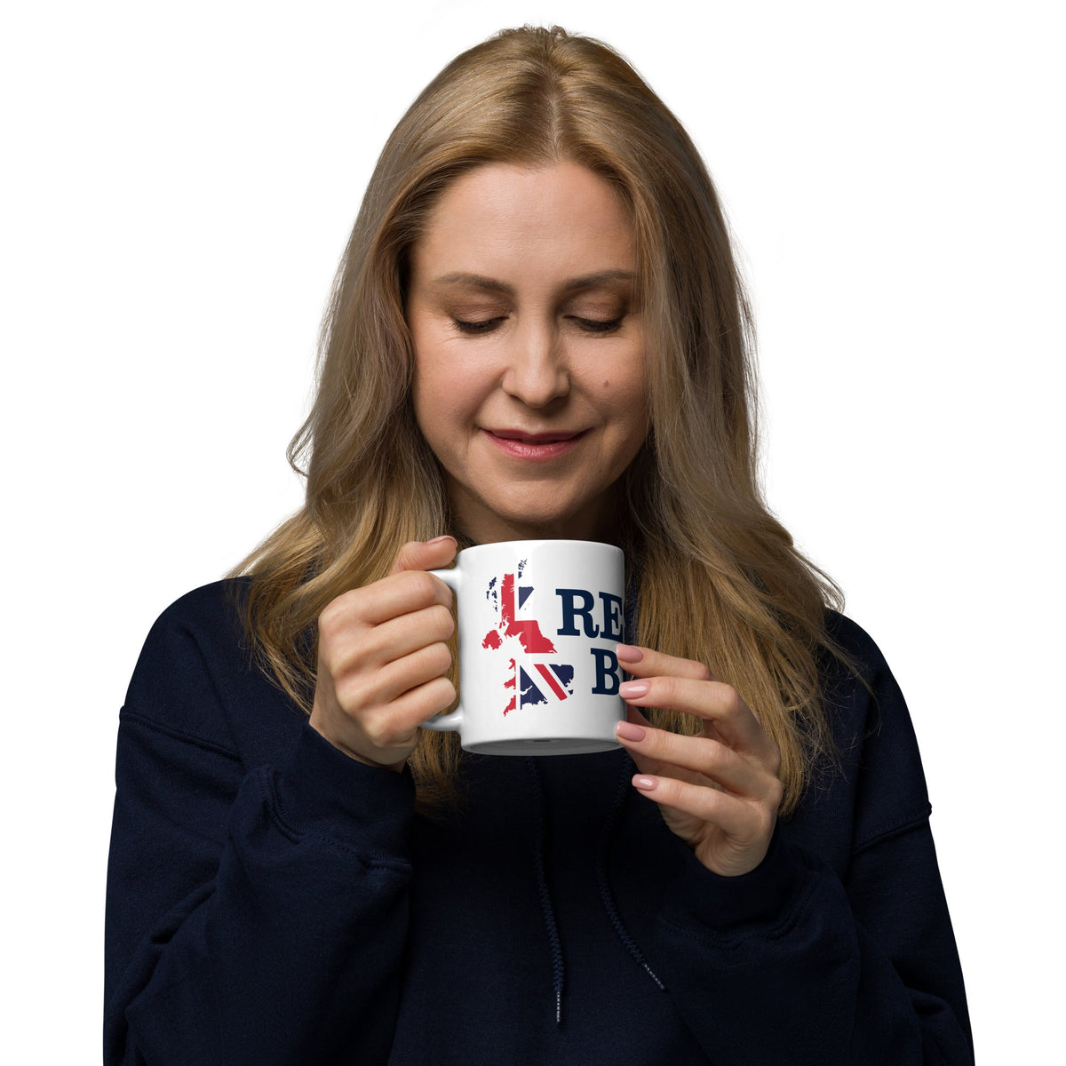 Restore Britain Mug - White Ceramic British Flag Cup Politics Party Printed