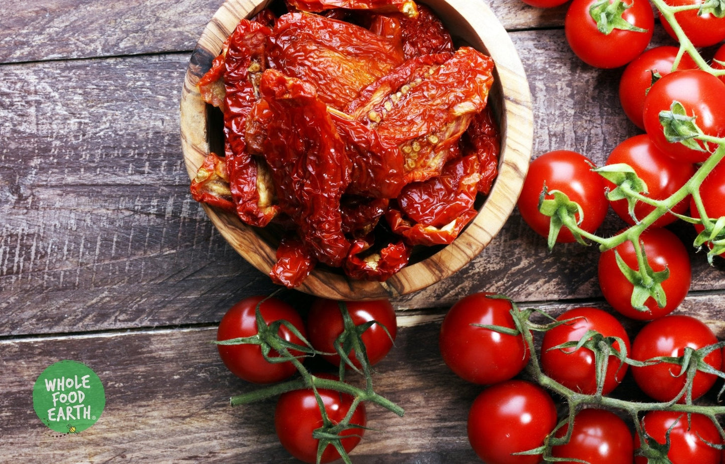 Getrocknete Tomatenhälften