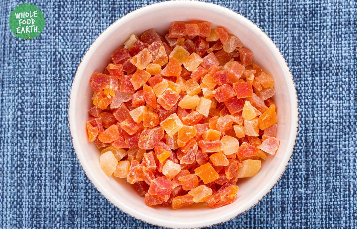 Papaya gewürfelt