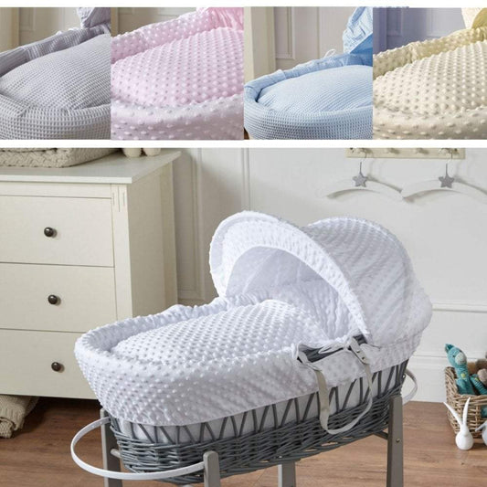 Wicker Moses Basket with Bedding - No Stand