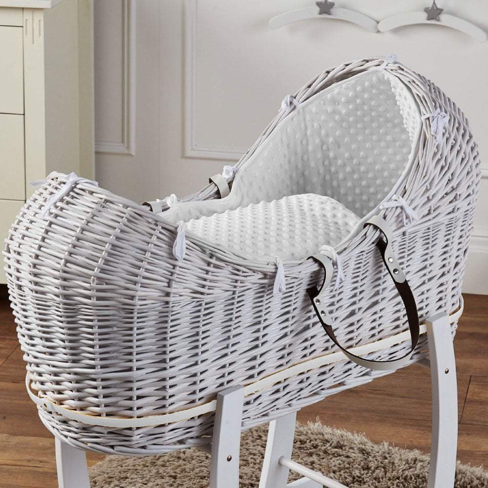Weidenkorb-Babykörbchen Deluxe - Ohne Ständer