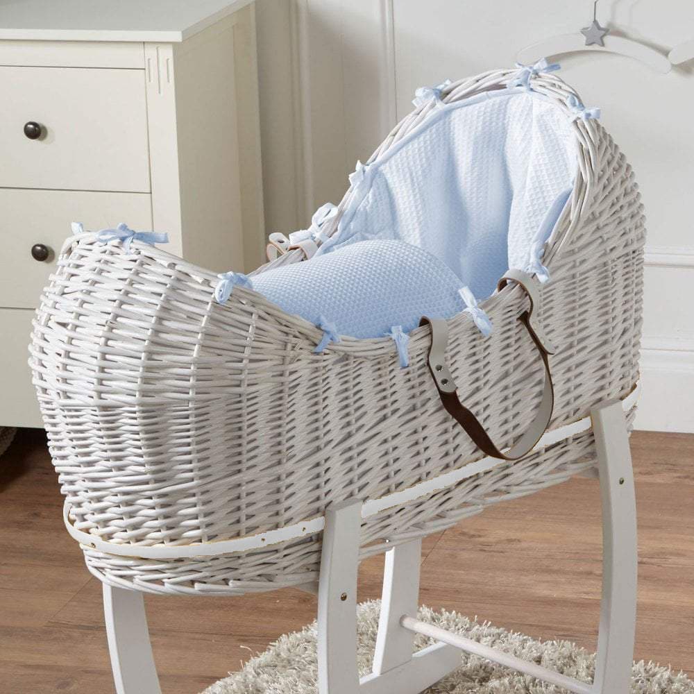 Weidenkorb-Babykörbchen Deluxe - Ohne Ständer