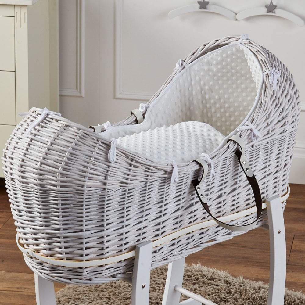 Weidenkorb-Babykörbchen Deluxe - Ohne Ständer
