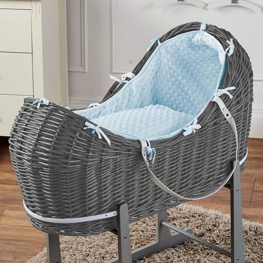 Weidenkorb-Babykörbchen Deluxe - Ohne Ständer