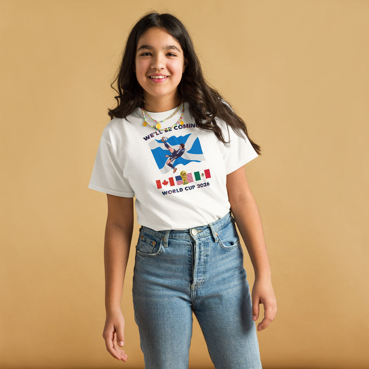 Scotland World Cup Kids Shirt – We'll Be Coming 2026 Football Unisex T-Shirt