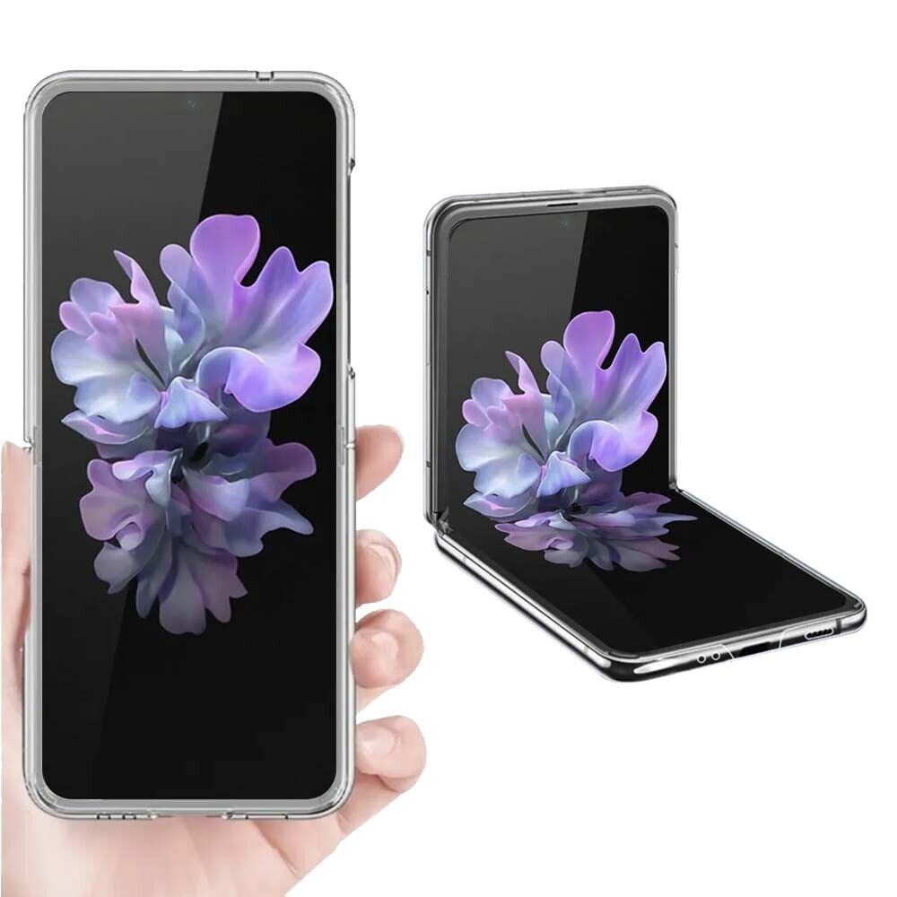 Samsung Galaxy Z Flip 5 Transparent Clear Silicone Gel Case