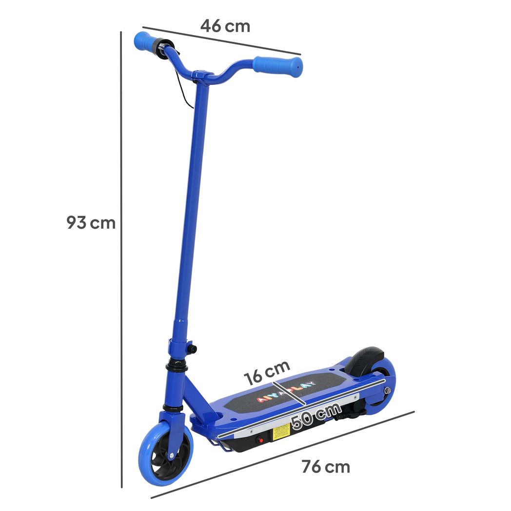 Electric Scooter for Kids Ages 6-14 with Colourful LED Light Bar